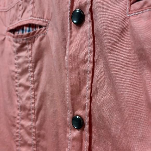 HUGO ORANGE | Mens Salmon Coloured Button Down Dress Shirt Size Medium​​ - Picture 6 of 6